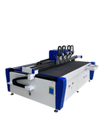 Mesin Pemotong CNC Otomatis AOL Digital untuk Busa EVA, Styrofoam, Neoprene, dan Spons Komposit 4KW Mudah Dioperasikan