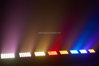 Projecteur LED étanche à batterie 18x20W RGBWAUV, Projecteur de ville IP65, Contrôle WiFi via application, DMX sans fil, Éclairage de scène extérieur
