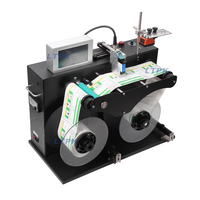 Rebobinadora de mesa LT-GSP160 de alta velocidad automática para rollos pequeños, máquina de codificación y rebobinado de etiquetas