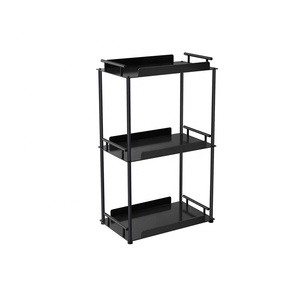 Kitchen Simple Trending 2-Tier Under Sink Expandable Cabinet Shelf Organizer Rack for Bathroom Storage