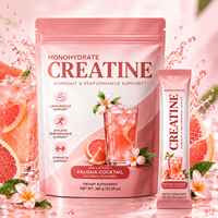 OLLI Paloma Rasa Koktail Creatine Monohydrate Bubuk 5000mg Pra-Latihan Pemulihan Otot Ramping 0 Gula 30 Sachet 300g