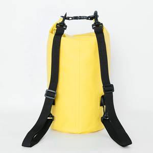 Sac seau imperméable d'extérieur en PVC pour la natation, le stockage, la plage, les sports, design à enroulement simple/double épaule, pochette étanche - Product Image 2