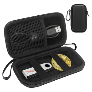 Estuche rígido portátil a prueba de golpes impermeable HDD SSD para Ledger Nano S Plus/ S / X <span class=keywords><strong>Crypto</strong></span> Hardware Wallet - Case Only - Product Image 1