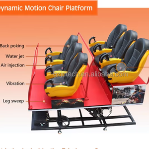 4D özel efekt sistemi ile VR eğlence dinamik platformu için 6 eksenli 5D hareket simülatörü sandalye - Product Image 2