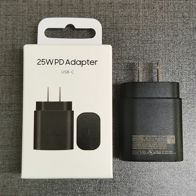US Plug Noir 25W chargeur
