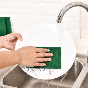 Chiffon de nettoyage de cuisine extra large, tampon abrasif épais pour le lavage de la vaisselle et le nettoyage des casseroles, forme rectangulaire - Product Image 4