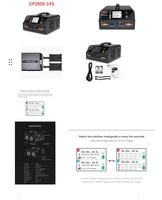 Prix usine 6S 8s 10s 12S 14S LiPo LiHv 4.45V chargeur de batterie pour Tattu Smart Battery HV chargeur de batterie à semi-conducteurs 2800W