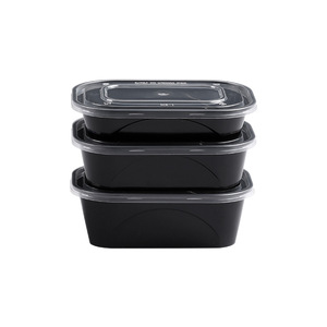 Rectangular Food Storage Containers 0-1L Plastic <b>Lid</b> <b>Microwave</b> Safe For Lunch And Snacks - Product Image 4