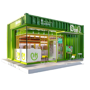 Quick Set Prefab Cabin Steel Convenience House para edificio de oficinas Sala de estar Hotel Tienda Exposición - Product Image 2