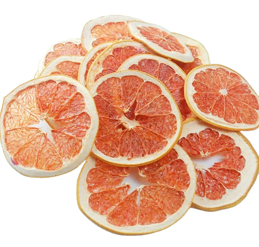 Dried organic red Pomelo cut 100% natural dehydrated Pomelo fruits for tea