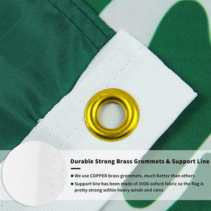 Publicité imprimée numérique de grande taille promotionnelle Logo personnalisé 100% Polyester Drapeau personnalisé pour les événements intérieurs et extérieurs - Product Image 2