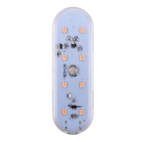 Nouvelle lampe de toit de voiture à capteur, rechargeable USB, lumière d'ambiance tactile, lampe de lecture intérieure LED, éclairage de coffre modifié