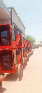 Bétonnière portative robuste à roues, électrique ou diesel, moteur 5 CV, 10 m³/h, équipement de construction haute efficacité - Product Image 2