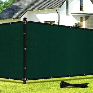 Clôture de protection de la vie privée, Panneaux de clôture extérieure, Barrière pare-vent en maille pour jardin - Product Image 2