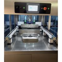 Machine de découpe industrielle entièrement automatique à ultrasons 2000W haute puissance en alliage de titane pour gâteaux mousse, nougat, pain et gâteaux éponge