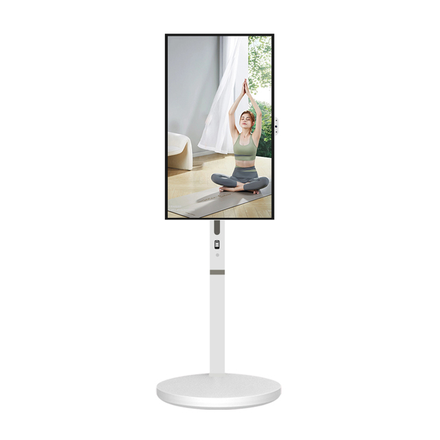 VETO 32 Inch Android Portable TV on Wheels 4K UHD Touch Screen Wireless Smart Display Built-in 4/7H Battery 13MP Camera Home