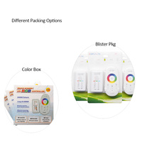 Controlador LED RGB de pantalla táctil 12V 24V 18A tira de luz de decoración interior inalámbrico 2,4G RF LED controlador remoto