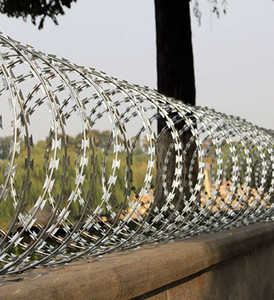 Alambre de púas tipo concertina de acero inoxidable galvanizado, alambre de seguridad antirrobo para protección de límites - Product Image 5