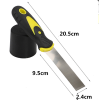 Nettoyage de sol outils de construction bois poignée en plastique couteau à mastic en acier inoxydable