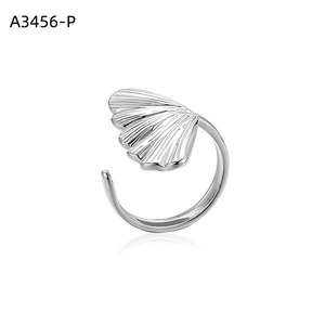 Anillo Amy Amy Shell, estilo bohemio chapado en plata 925 para mujer, joyería de regalo - Product Image 1