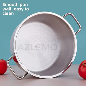 5pcs Stainless Steel <strong>Pot</strong> Set with Glass Lid Soup <strong>Pot</strong> <strong>Cooking</strong> Pans <strong>Cooking</strong> Cookware for Kitchen Utensils - Product Image 3