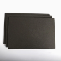 Panneau MDF HDF de qualité supérieure, résistant à l'humidité, noir, 1220x1830x16mm, E1, pour la salle de bain et l'ameublement