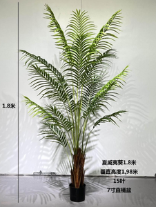 O-07152 palma artificiale Hawaii di alta qualità per la casa soggiorno natale e decorazioni di laurea - Product Image 6
