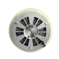 Rem bubuk magnetik 50N.M, poros tunggal untuk mesin cetak DFZ50S DC 24V 5 KG rem satu poros untuk sisi belok