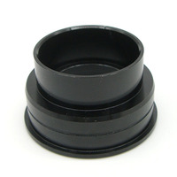 Bague en aluminium anodisé noir de haute qualité usinée CNC, manchon à pas variable sur mesure pour équipement industriel et tuyauterie