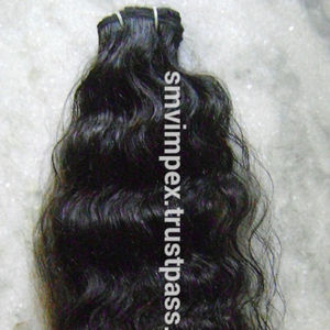 Meilleure vente Extensions de cheveux humains ondulés Temple Cheveux humains Double trame cheveux bruts indiens tissés à la machine - Product Image 2