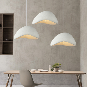 <span class=keywords><strong>Lustre</strong></span> de table à manger en fer <span class=keywords><strong>LED</strong></span> long de style japonais Wabi-sabi, réglable en hauteur, pour restaurant, bar, comptoir, café - Product Image 2