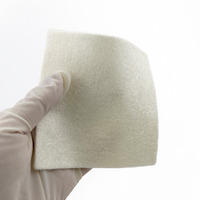 Pansement chirurgical en alginate de calcium argenté avec adhésif non collant, stérilisé aux Oxyde d'Éthylène pour la gestion de l'exsudat cutané