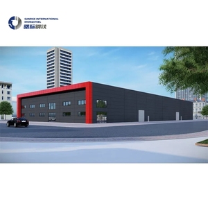 预制钢结构仓库/车间/机库/大厅钢结构价格 - Product Image 6