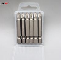 Tournevis à anneau magnétique TOOLJOY, embouts de tournevis à double extrémité, embouts de tournevis Pz2 puissants et résistants