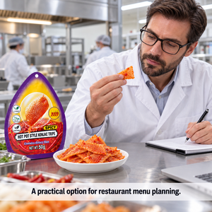 Tripa de Konjac Picante Estilo Hot Pot HALAL 50g, Listo <span class=keywords><strong>para</strong></span> Comer, Bocadillo Vegano, Proveedor Chino, OEM - Product Image 5
