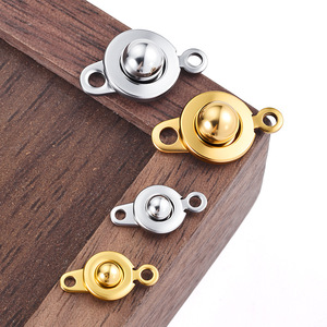 Stainless Steel Vacuum Plated Gold/Rose Gold/Black Swivel Snap Clasp for Jewelry DIY Pearl Bracelet &amp; Necklace <strong>Accessories</strong> - Product Image 3