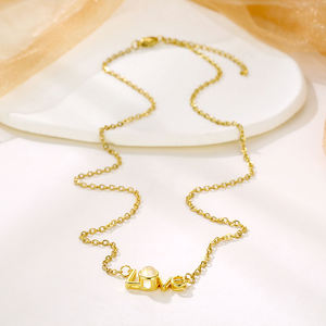 Collier pendentif minimaliste en cuivre avec projection <span class=keywords><strong>photo</strong></span> en forme de maman, bijoux fantaisie pour femmes, chaîne à maillons, pour la fête des mères - Product Image 5