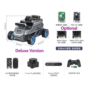 Ggdx โมเดลหุ่นยนต์ ROS2อัจฉริยะ <span class=keywords><strong>M1</strong></span> yahboom rosmaster แบบฝังตัวขนาดใหญ่พร้อม X5 Mecanumwheel Jetson/Raspberry <span class=keywords><strong>pi</strong></span>/rdk - Product Image 3