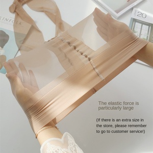 Calze da donna in seta T-Gear nere Anti-gancio resistente all'usura gamba leggera invisibilità collant senza goccia per primavera estate solido - Product Image 5