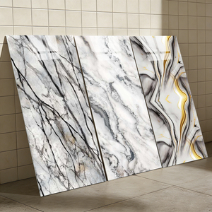 Fonjue 2025 NOUVEAU Autocollant en marbre 3D imperméable, autocollant mural pour cuisine, autocollant en PVC résistant à l'huile, <span class=keywords><strong>plaque</strong></span> en vinyle marbré, autocollant marbré - Product Image 2