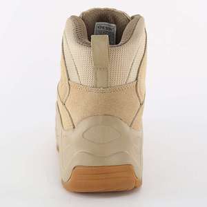 Bottes de randonnée vintage ESDY, imperméables, respirantes, avec soutien de la voûte plantaire, dessus en cuir de vache/mesh, semelle intermédiaire en TPU, semelle extérieure en caoutchouc, légères - Product Image 2