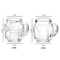 Verre à bière en forme de ballon de football 450 ml, gobelet à vin en forme de trophée, coupe à jus