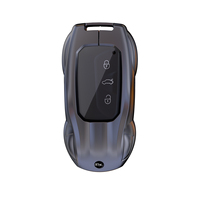 Housse de clé intelligente populaire en alliage de zinc pour Volkswagen Golf Lamando Lavida Plus Bora Passat Passat Teramont, étui de clé en forme de voiture de sport
