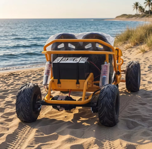 Karting familial 2 places, buggy tout-terrain électrique, véhicule parent-enfant, batterie 48V, <span class=keywords><strong>quad</strong></span> - Product Image 1
