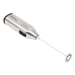 Mousseur à lait électrique, fouet à piles, argenté, 04GD160 - Product Image 1
