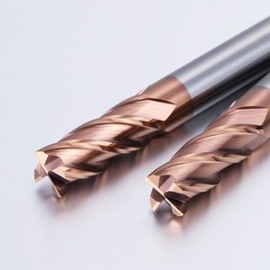HRC55 Carbide <strong>End</strong> <strong>Mill</strong> 1-20mm 4 Flute Flat <strong>End</strong> <strong>Mill</strong> AlTiN Coated CNC Milling Cutter for Steel Stainless Steel - Product Image 2