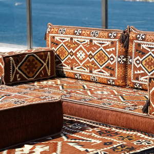 Ensemble de canapé sectionnel carré Majlis arabe <span class=keywords><strong>marocain</strong></span> avec mobilier de maison modulaire ottoman <span class=keywords><strong>pour</strong></span> salons et écoles - Product Image 2