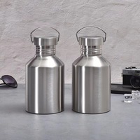 Bouteille d'eau isotherme en acier inoxydable à double paroi personnalisable 500ML 1000ML, écologique et réutilisable, pour le sport et la gym