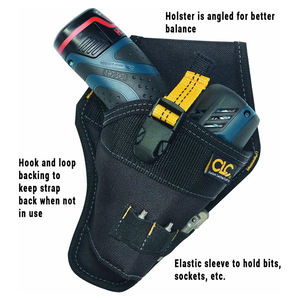 Aangepaste Professionele 5021 Impact Driver Holster Zwart Het Is Een Professionele Keuze Tussen Draagbaarheid En Tool Fixity Functie - Product Image 5