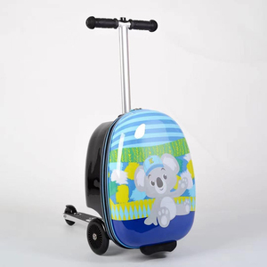 Hardshell <strong>Luggage</strong> Ride-on Trolley Suitcase Lightweight Carry-on <strong>Luggage</strong> <strong>Scooter</strong> with Wheels <strong>Kids</strong> Cute Ride-on Suitcase for T - Product Image 5